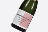 Personalised Valentine's Day Champagne Bottle